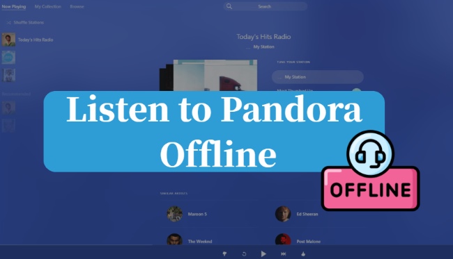 listen to pandora offline