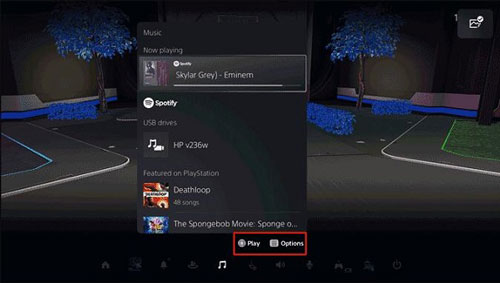 listen to spotify on ps5