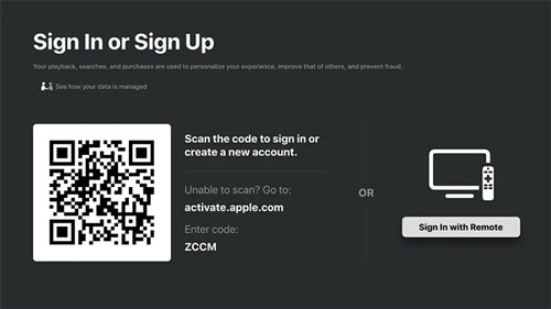 log in apple music on roku tv