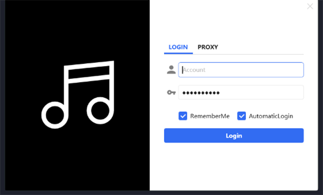 log into tidal on tidal gui