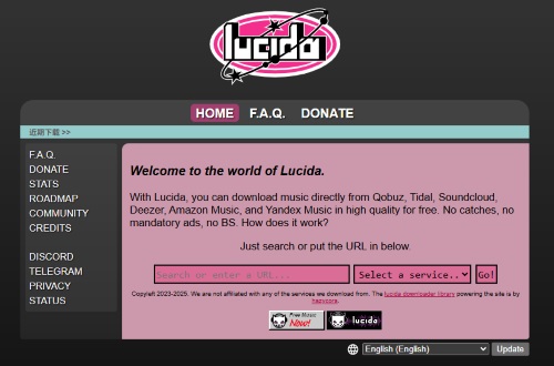 lucida online converter for deezer