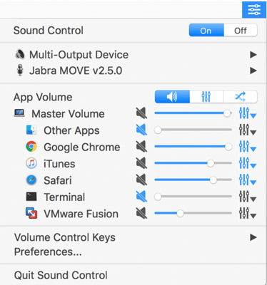 increase mac volume via sound control