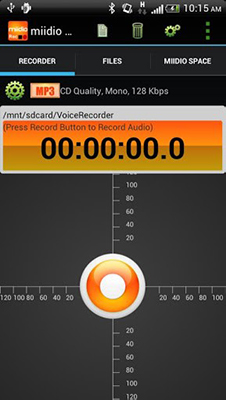 record music from spotify on android