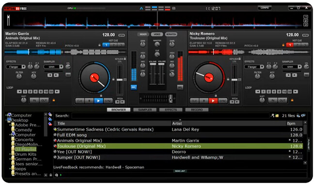 use apple music on virtual dj