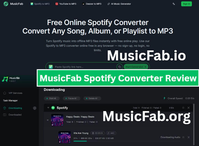 musicfab spotify converter review