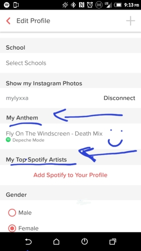 my anthem on tinder