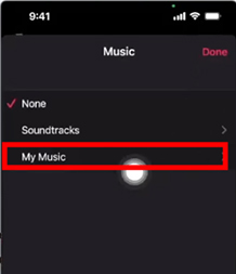 add apple music to clips