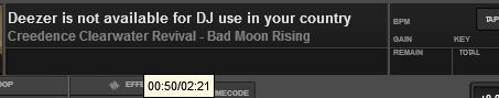 not available for dj use in your country