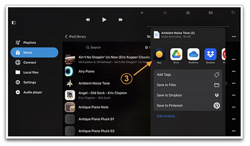 use spotify with day on ipad