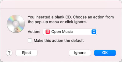 open music option in apple music app