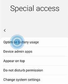 optimize battery usage