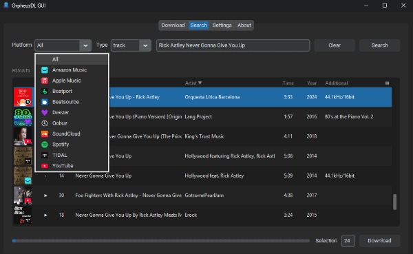 orpheusdl gui