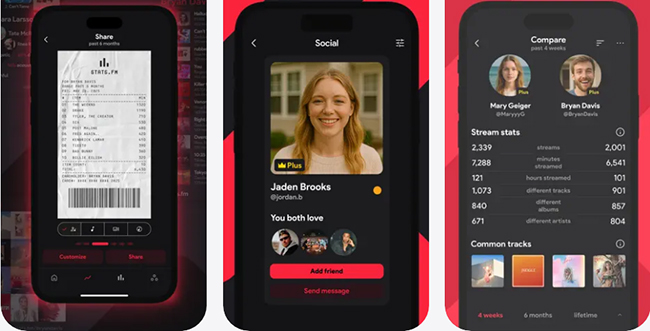 other stats fm features for apple music