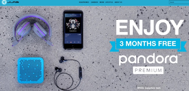 pandora 3 months free code via jlab