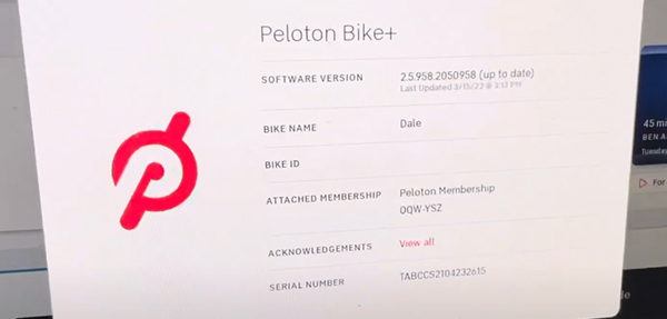 view peloton info