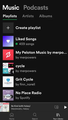 peloton music on spotify