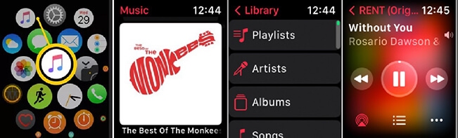 play apple music on apple watch directly