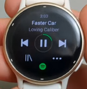 play spotify music on garmin vivoactive