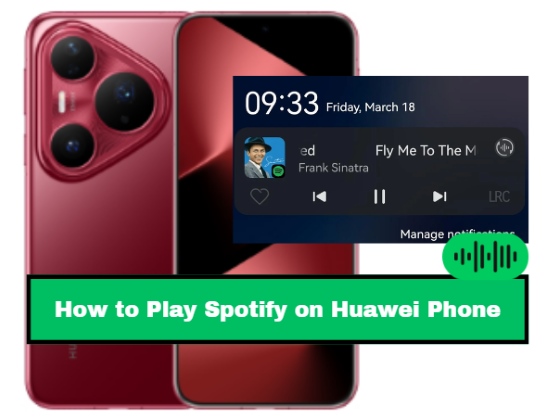 play spotify on huawei phone