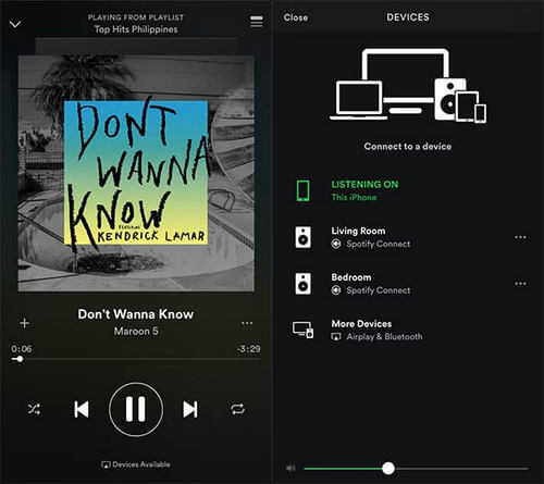 play spotify on sonos
