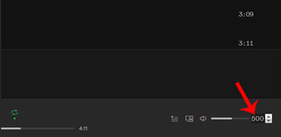 playback speed on spotify web player