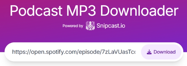 podcast spotify link downloader mp3