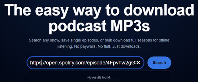 podcasttomp3 not working