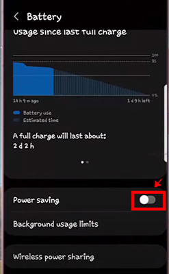 switch power saving android