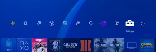 ps4 settings
