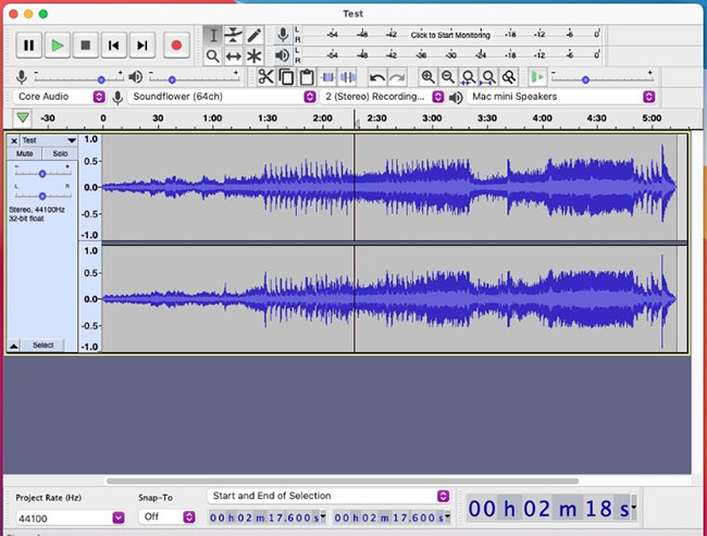 record music from spotify with audacity on mac