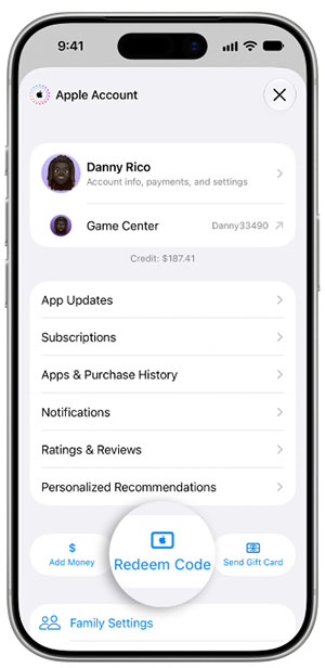 redeem apple gift card to buy movies