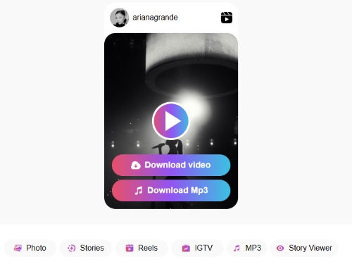 reelsvideo download audio from ig