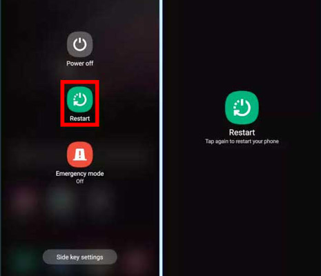 restart android phone