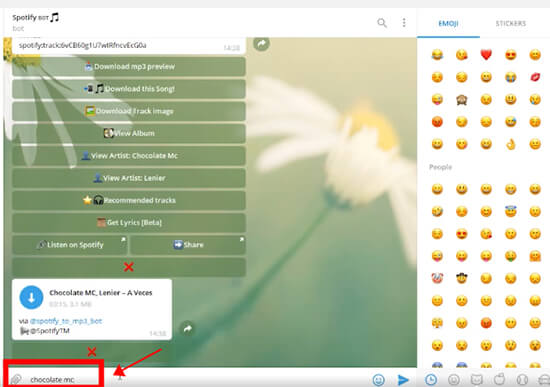 search spotify song telegram bot