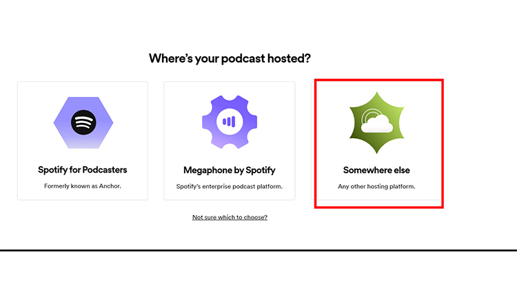 select somewhere else