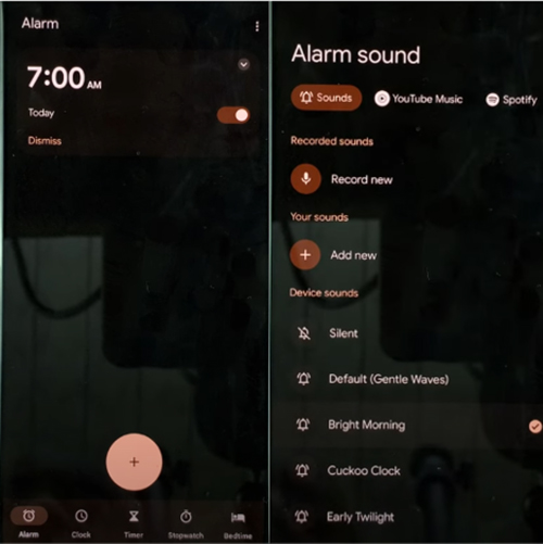 set android alarm