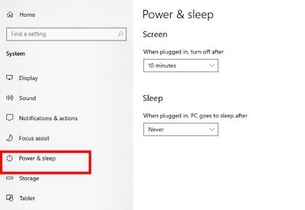 set sleep time windows to stop playing