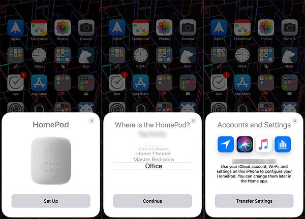 set up homepod to ask siri to play apple music