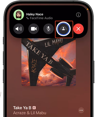 shareplay apple music during facetime call
