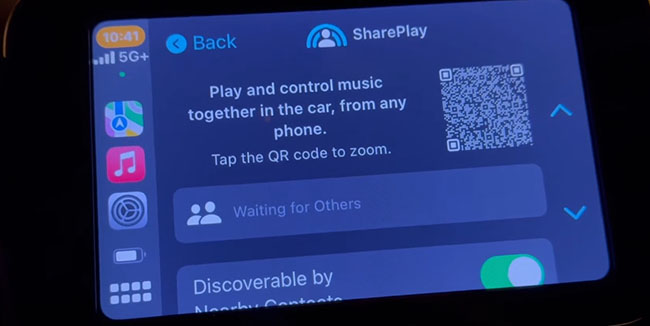 shareplay apple music in the car