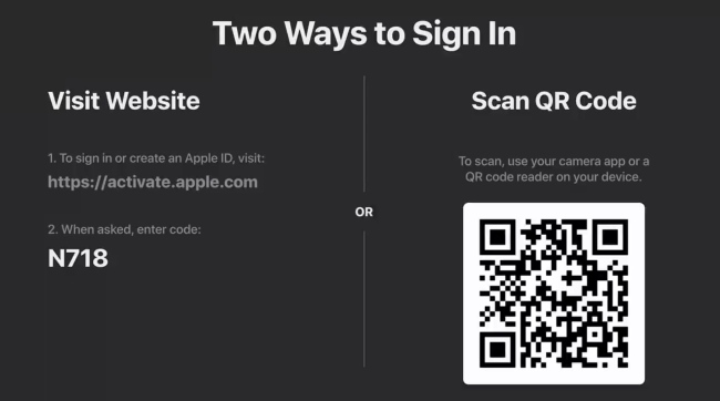 sign in apple tv on xbox