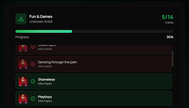 songs fail to download spotilab