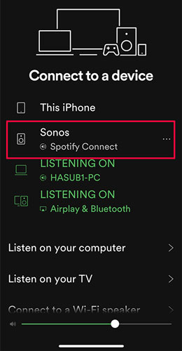 sonos spotify