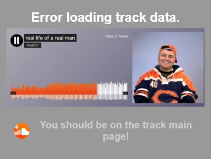 soundcloud track downloader error warning