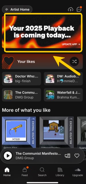soundcloud wrapped ios