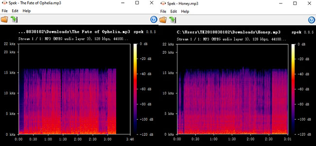 spek analyze musicfab io audio quality