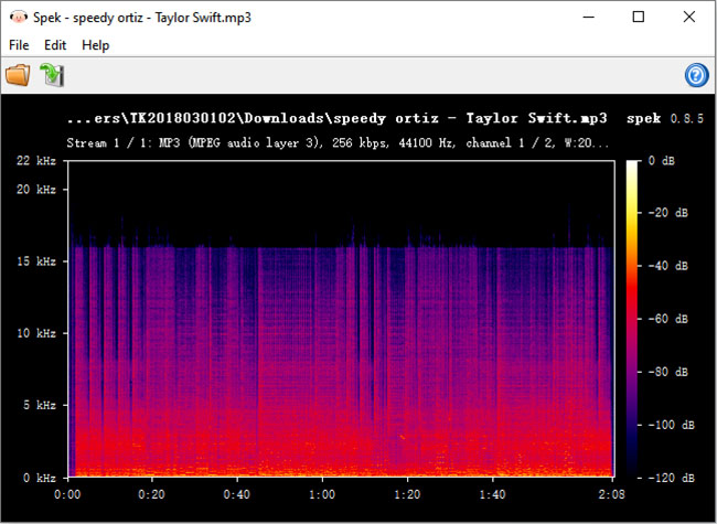 spek check free music archive mp3 music quality