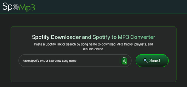 spomp3 spotify downloader online