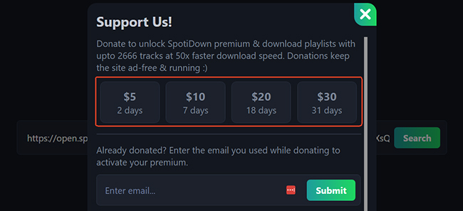 spotidown co pricing