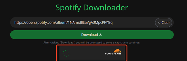 add spotify link to spotidownloader